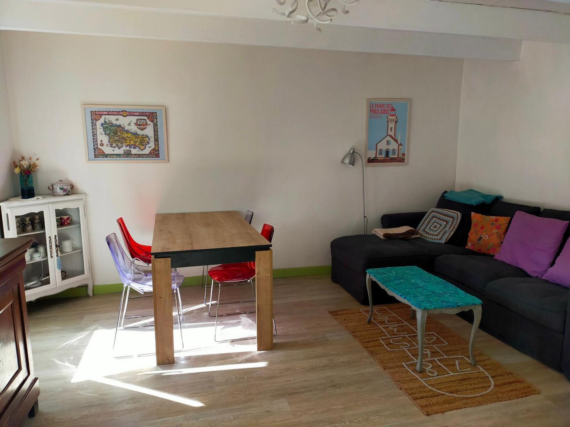 Maison Cosy Avec Jardin, Centre De Sauzon, 200M Du Port, 3 Chambres, Wifi, Terrasse Et Barbecue - Fr-1-418-211 מראה חיצוני תמונה